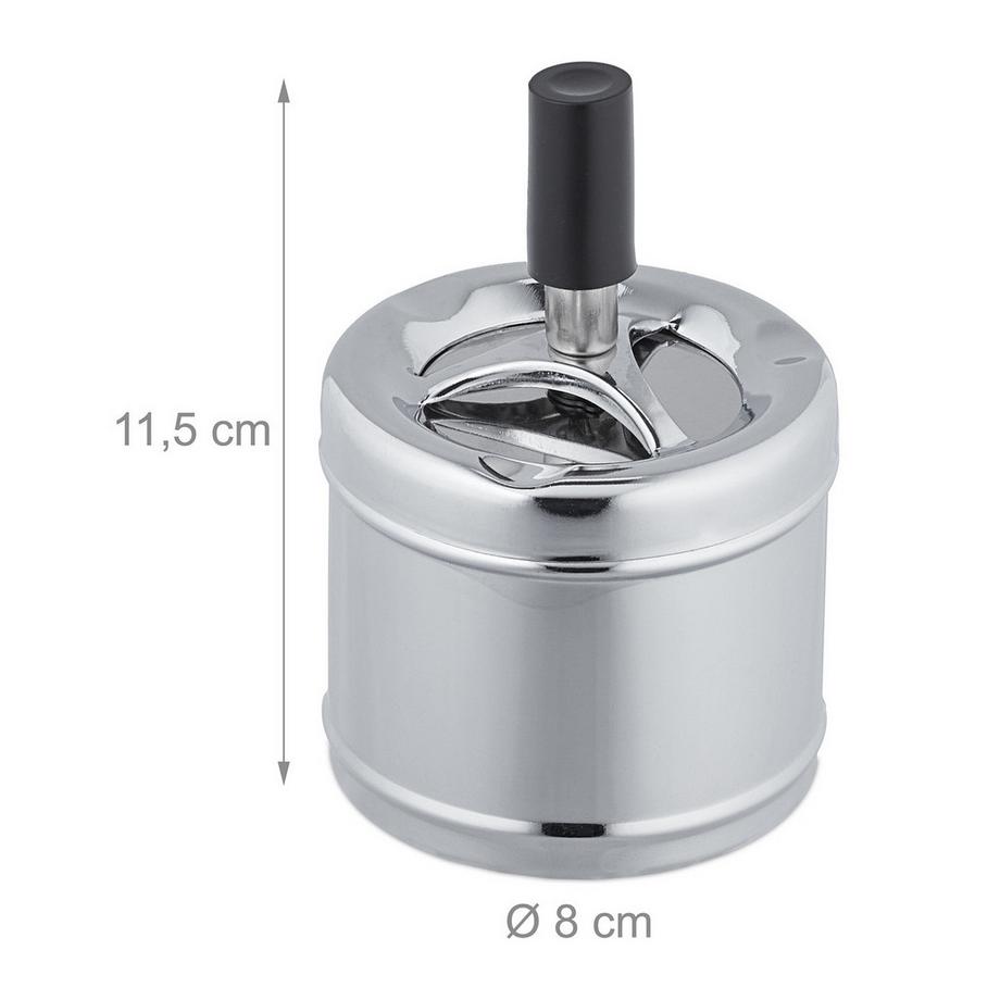 Northix Cendrier avec couvercle rotatif  