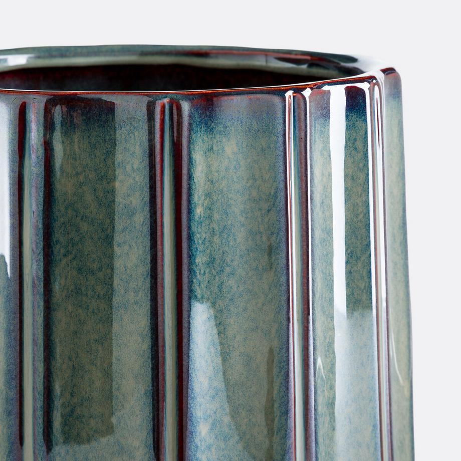 La Redoute Intérieurs Cache-pot en céramique reliéfée  