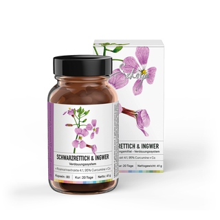 Sekoya Swiss  Schwarzer Rettich & Ingwer | Leberentgiftung 