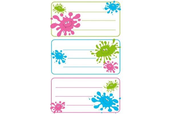 Z-DESIGN Z-DESIGN Sticker Klecks 8.4x16cm 59668Z farbig 2 Bogen  