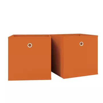 VCM 2er Set Faltbox Klappbox Stoff Kiste Faltschachtel Regalbox