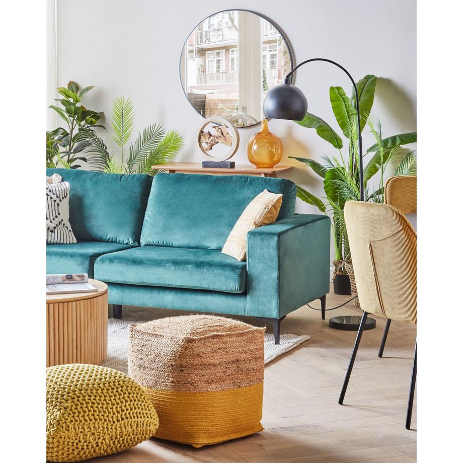 Beliani Wandspiegel aus Aluminium Industriell ANNEMASSE  