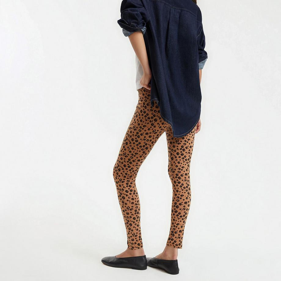 La Redoute Collections High Waist Animal Print Leggings  