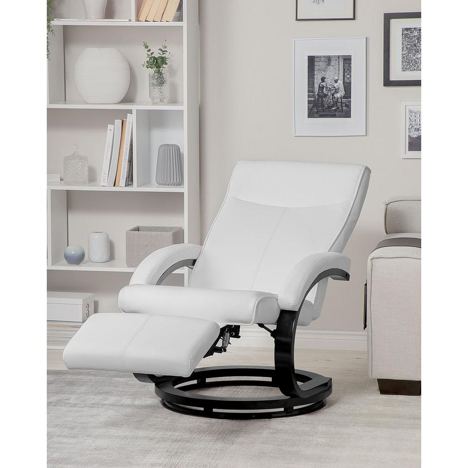 Beliani Fauteuil inclinable en Cuir PU Moderne MIGHT  