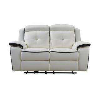 Vente-unique Relaxsofa Leder elektrisch 2Sitzer ANGELIQUE  