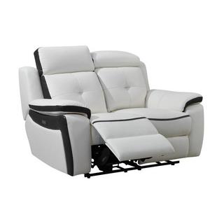 Vente-unique Relaxsofa Leder elektrisch 2Sitzer ANGELIQUE  