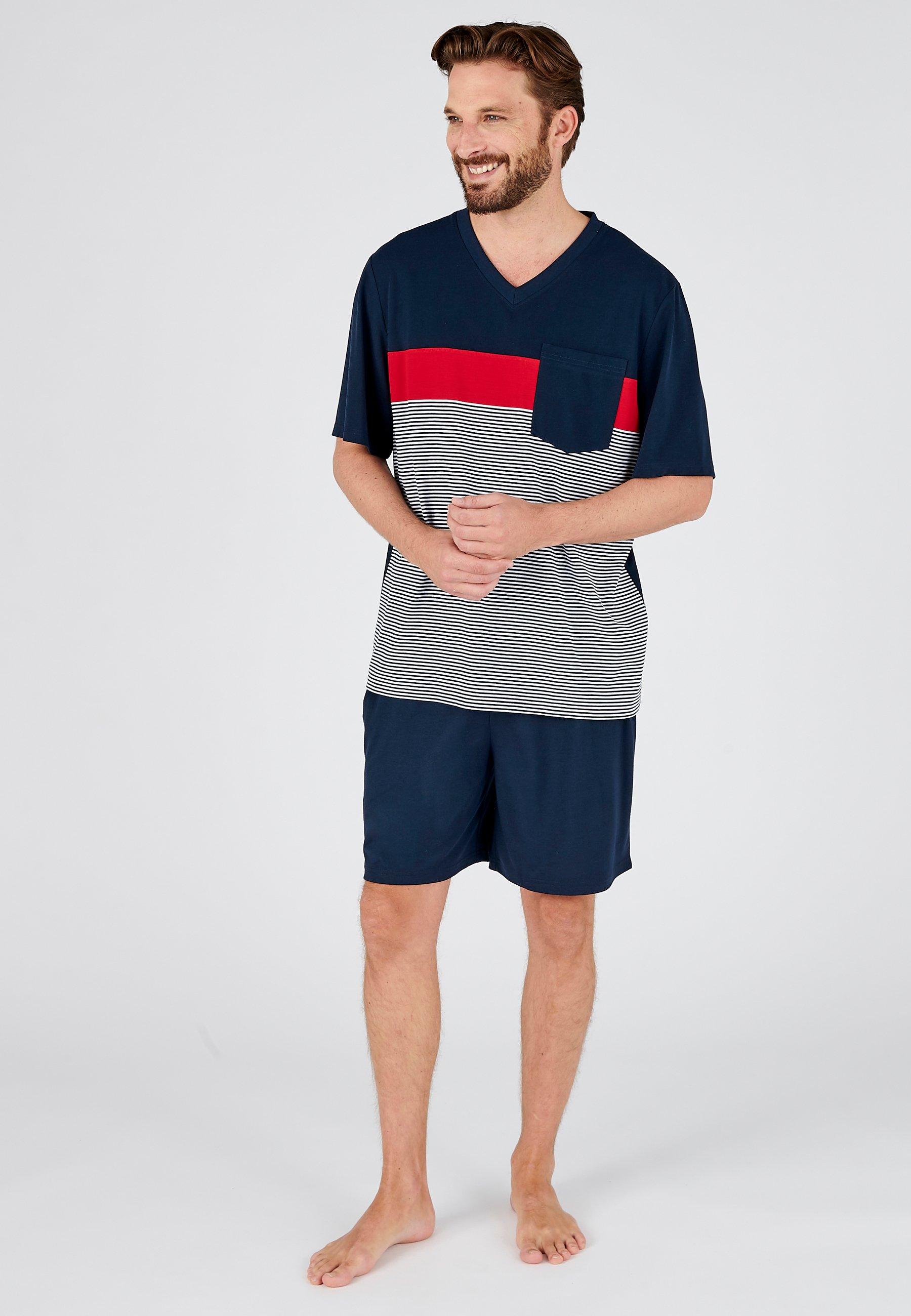 Image of Kurze Jersey-pyjamahose Climatyl. Jungen Rot S