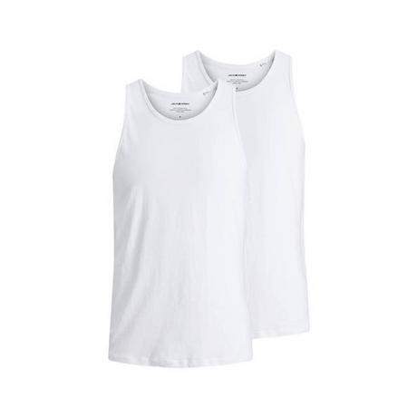 JACK & JONES  Unterhemd  2er Pack Bequem sitzend-JACBASIC TANKTOP 2PK 