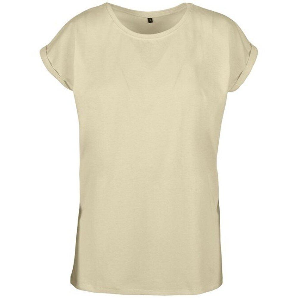 Image of Tshirt Überschnittene Schulter Damen Beige 4XL