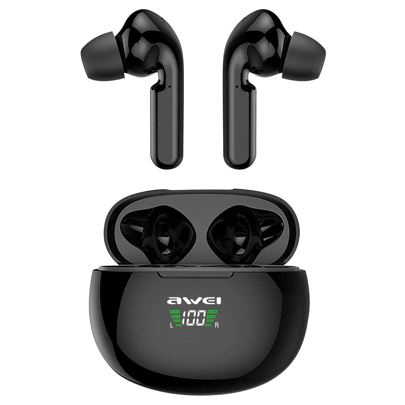 Image of TWS Kopfhörer mit LED-Etui Awei Schwarz