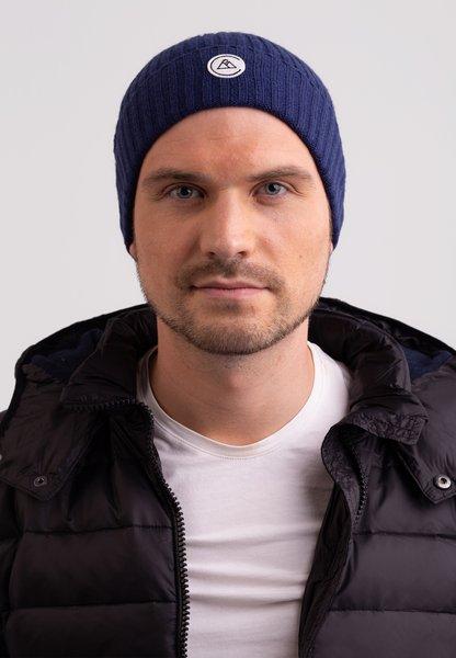 CASH-MERE.CH Kaschmir Fine Rib Mütze  