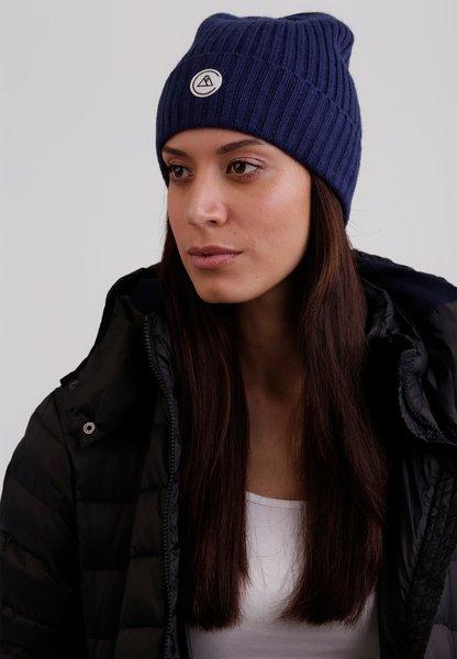 CASH-MERE.CH Kaschmir Fine Rib Mütze  