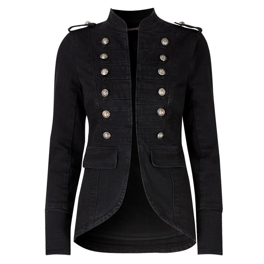 Joe Browns Schwarze Denim Militärjacke  