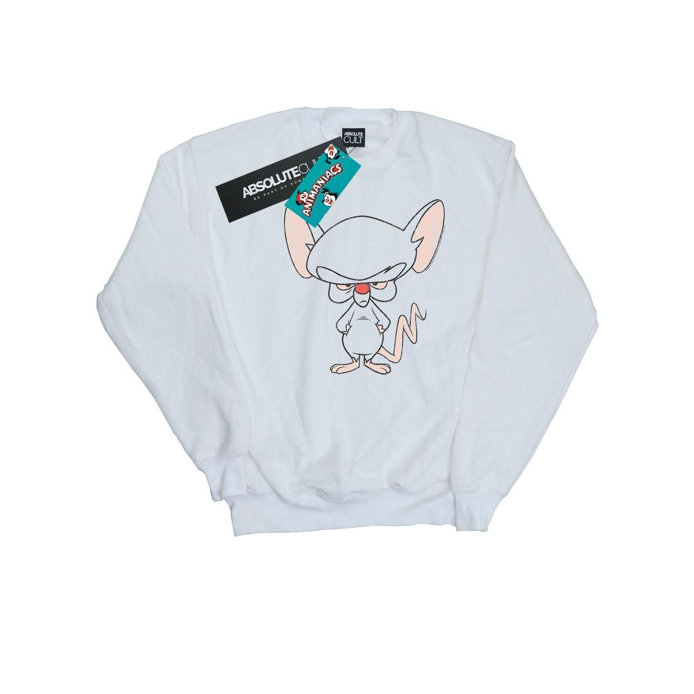 Image of The Brain Classic Pose Sweatshirt Jungen Weiss 116