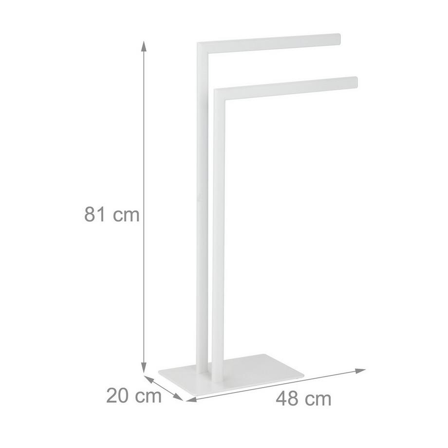 B2X Porta asciugamani 2 chiude bianco  