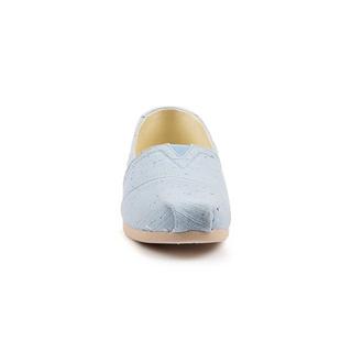 TOMS  ALPARGATA RECYCLED COTTON SPECKLED SLUB-38.5 