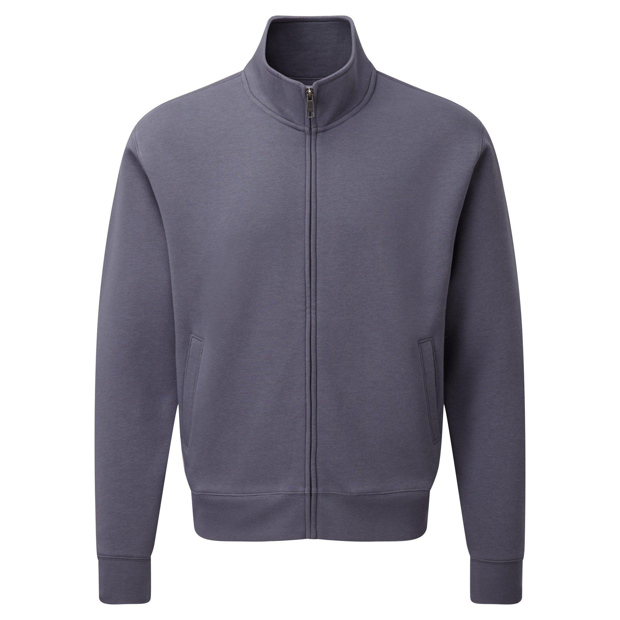 Image of Authenitc Sweatshirt Jacke Herren Grau S