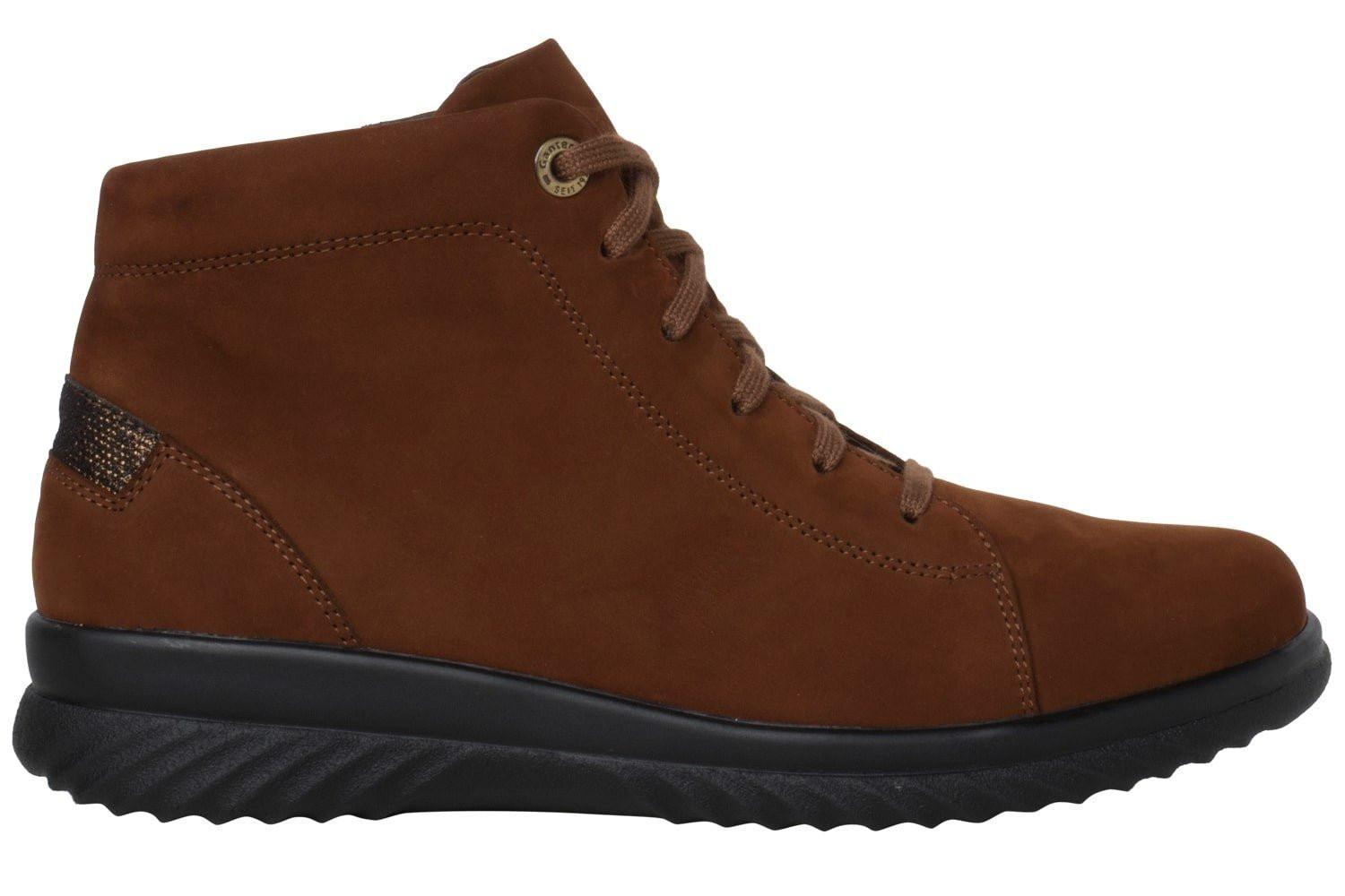 Image of Heike H - Nubuk Stiefelette Unisex Braun 40.5