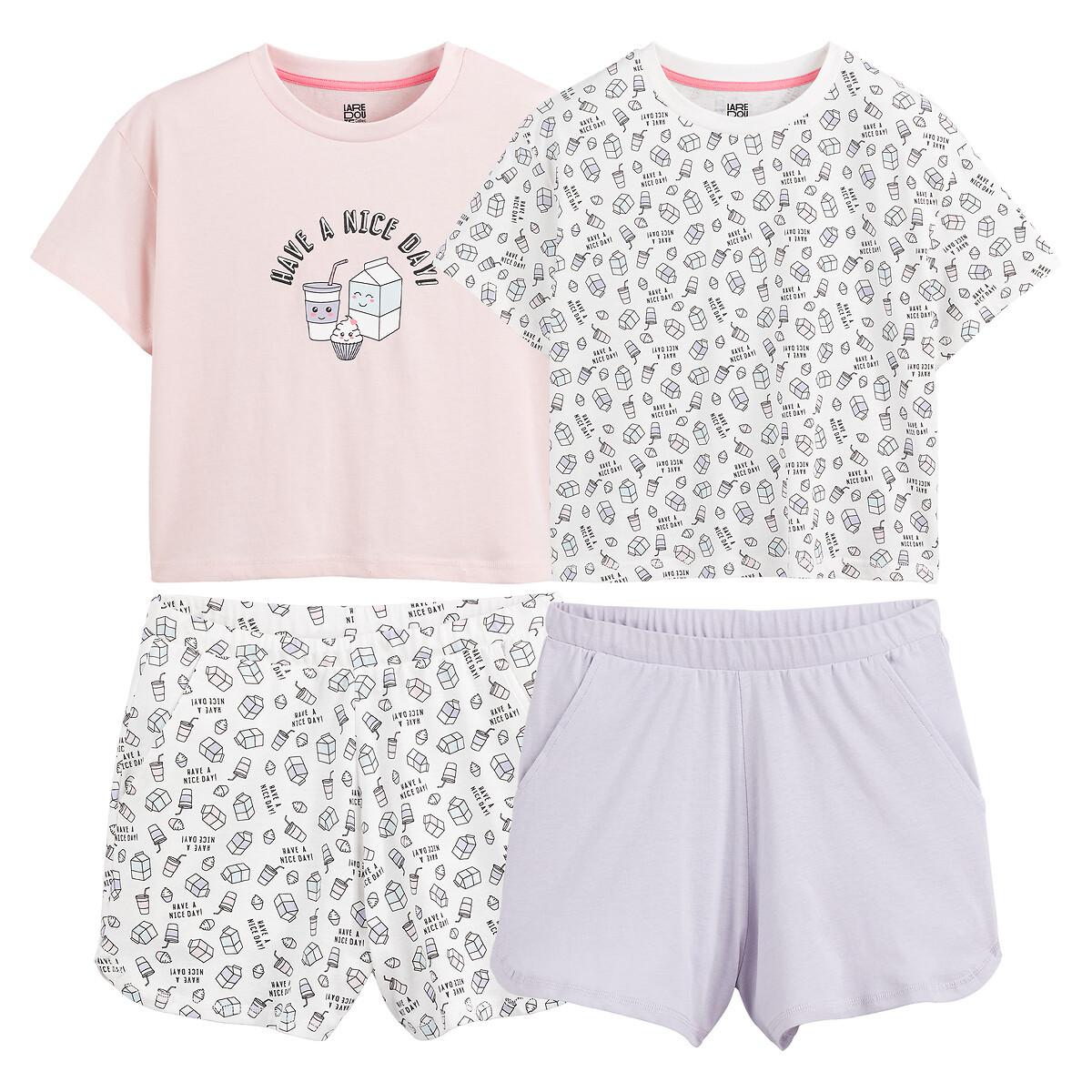 Image of 2er-pack Kurzpyjamas Breakfast Kawaï Mädchen Rosa 14A