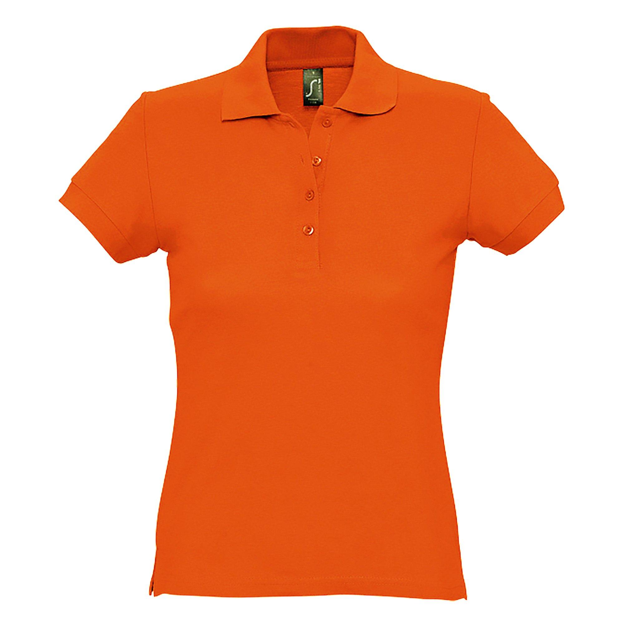 Image of Passion Poloshirt, Kurzarm Damen Orange L