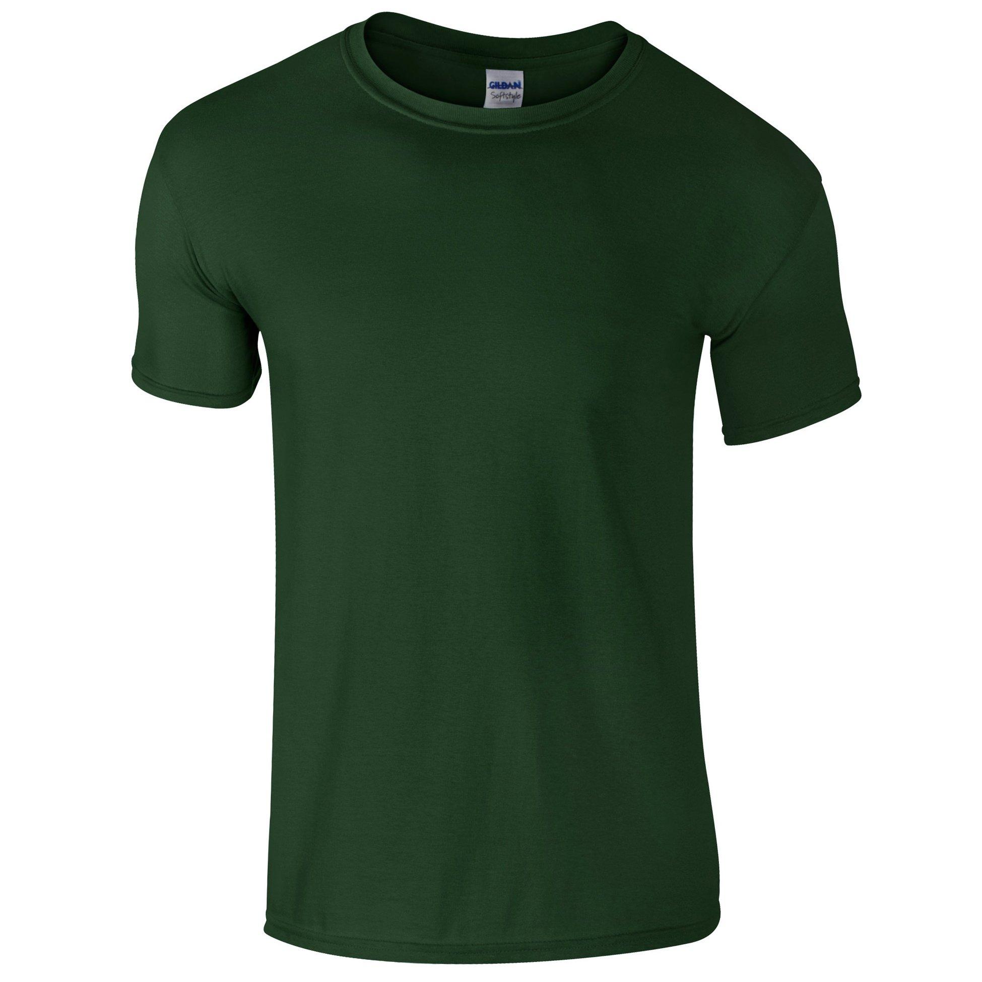 Image of Softstyle Tshirt, Kurzarm, Rundhalsausschnitt Herren Waldgrün M