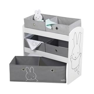 roba Spiel & Aufbewahrungsregal Miffy mit 5 Stoffboxen  