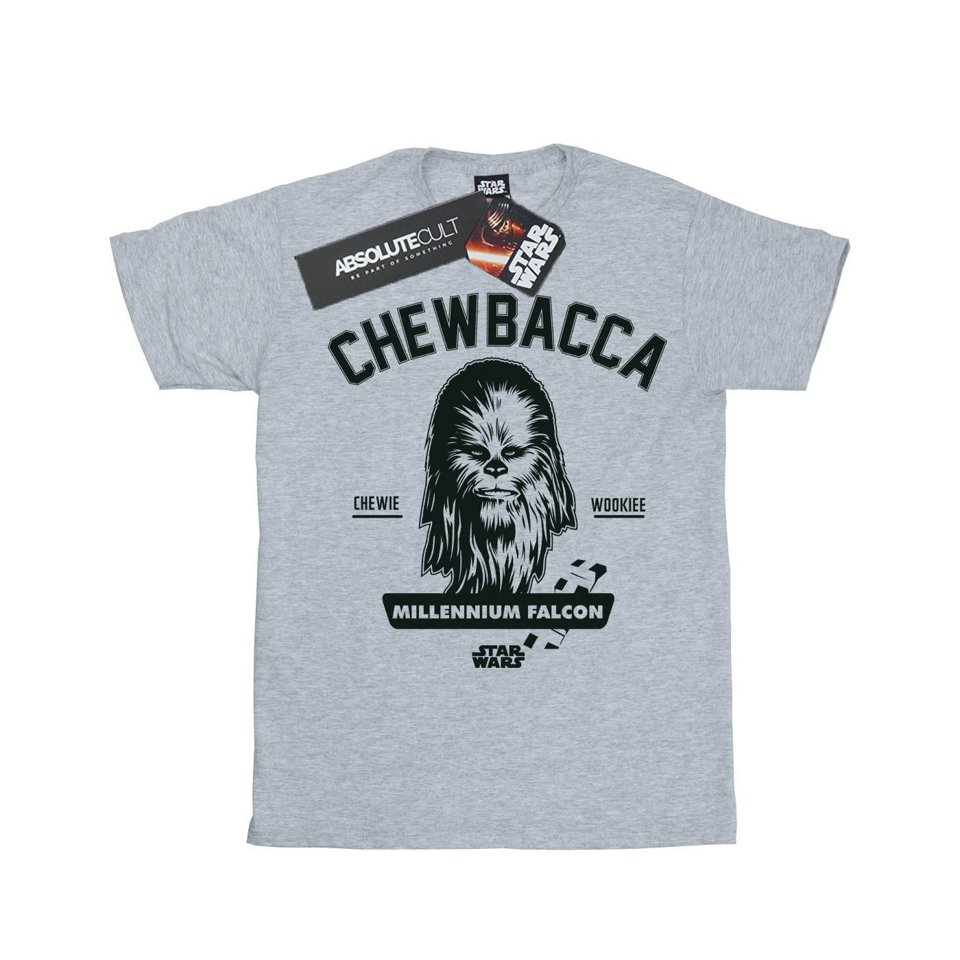 Image of Chewbacca Collegiate Tshirt Jungen Grau 152-158