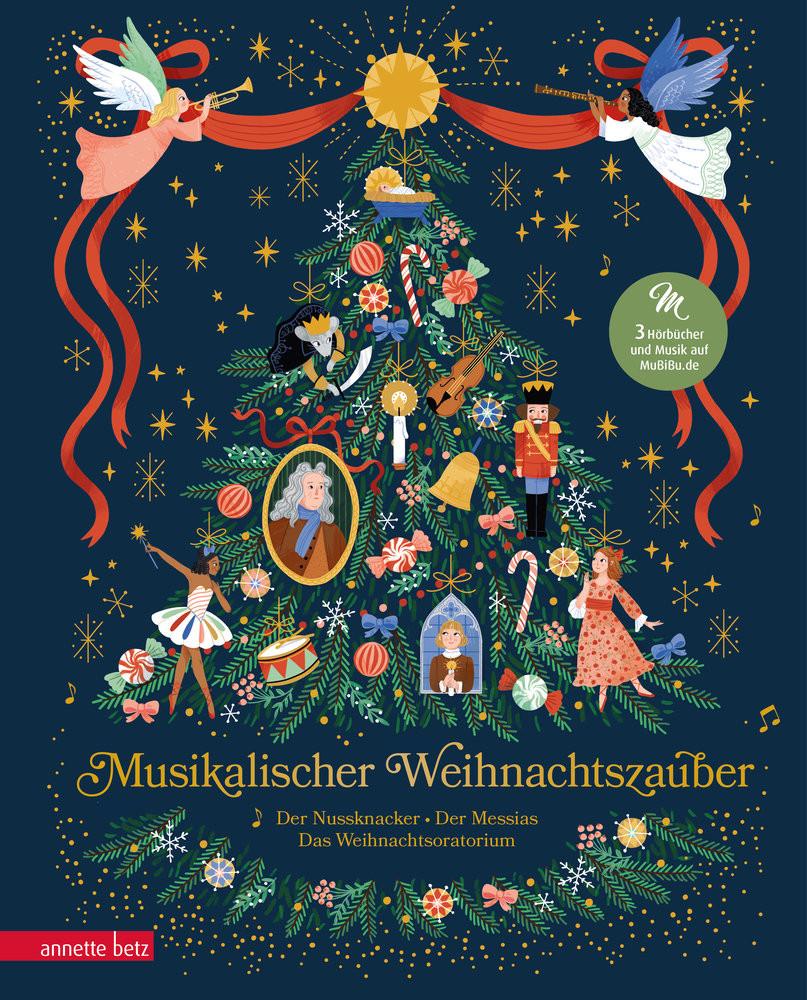 Musikalischer Weihnachtszauber (Das musikalische Bilderbuch zum Streamen) - Drei musikalische Weihnachtsklassiker in einem Band - das perfekte Geschenk für die Weihnachtszeit Herfurtner, Rudolf; Hämmerle, Susa; Unzner, Christa (Illustrationen); Severynovska, Anna (Illustrationen); Briswalter, Maren (Illustrationen); Rosendorfer, Laura (Illustrationen) Couverture rigide 