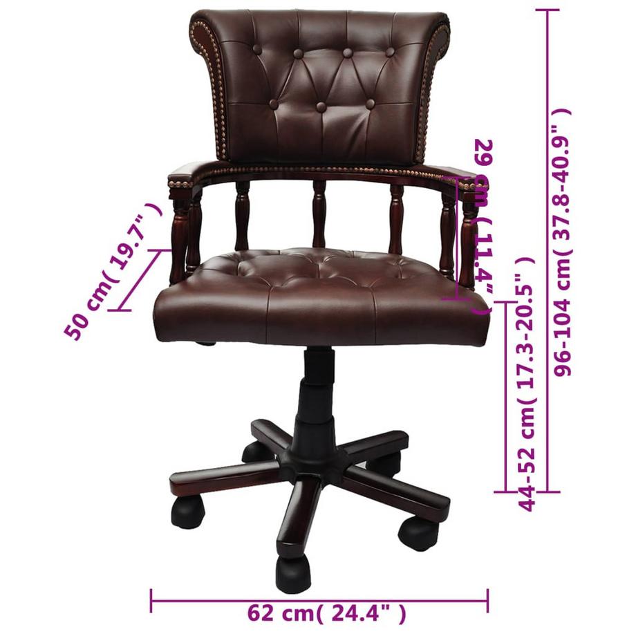 VidaXL sedia ufficio Legno  