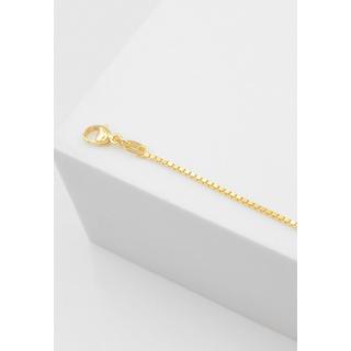 MUAU Schmuck  ID-Bracelet Venezianer Gelbgold 750 Katze, 1.1mm, 14cm 