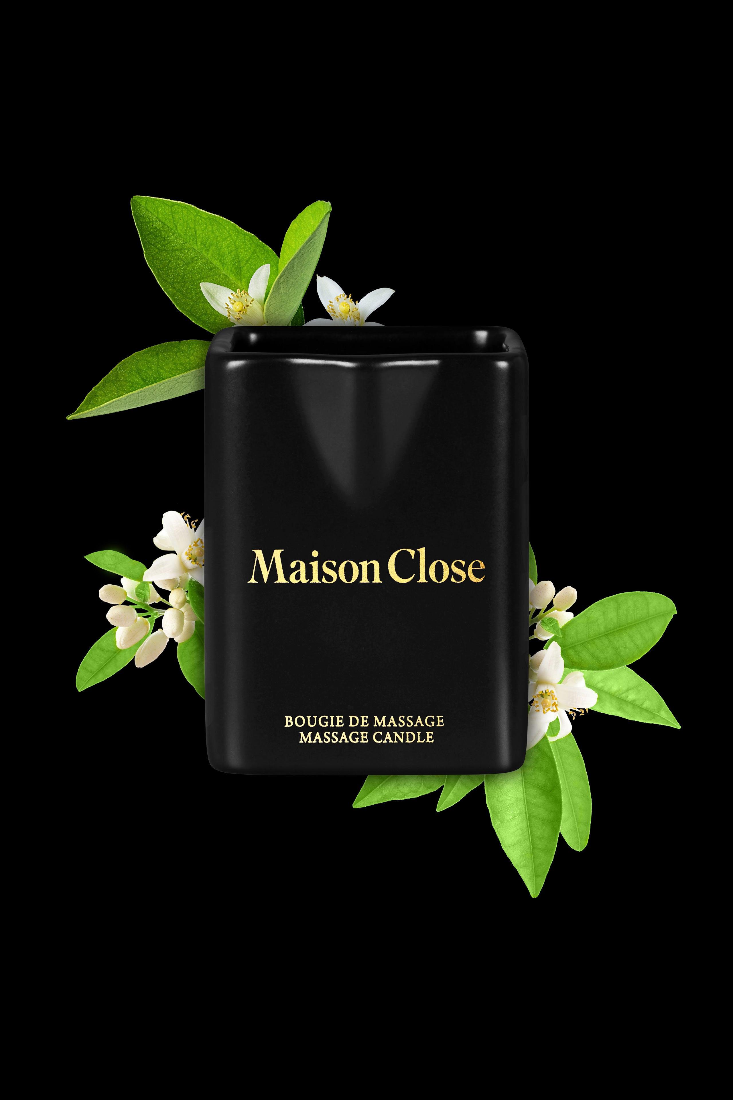 MAISON CLOSE  Bougie de Massage - À Fleur de Peau - Fleur d'oranger 