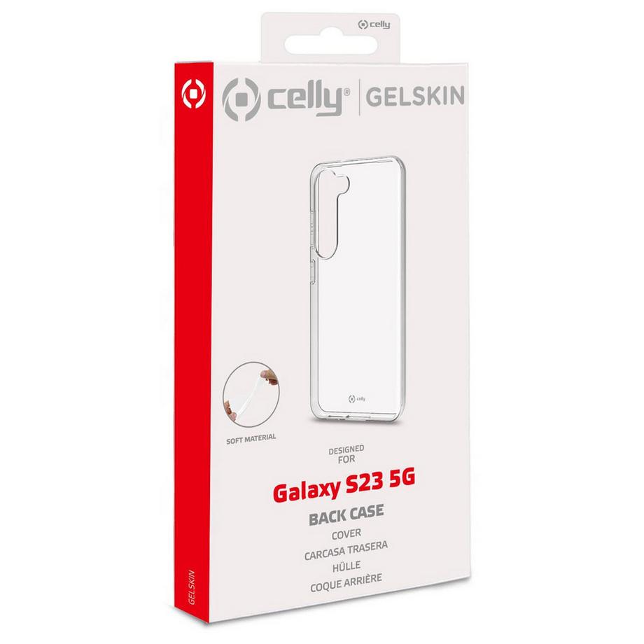 Celly  Gelskin TPU Cover Galaxy S23 5G Transparent 