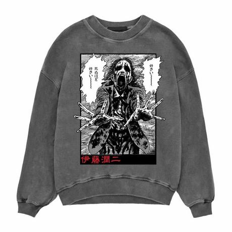 Junji-Ito  Sweatshirt Acid Wash 