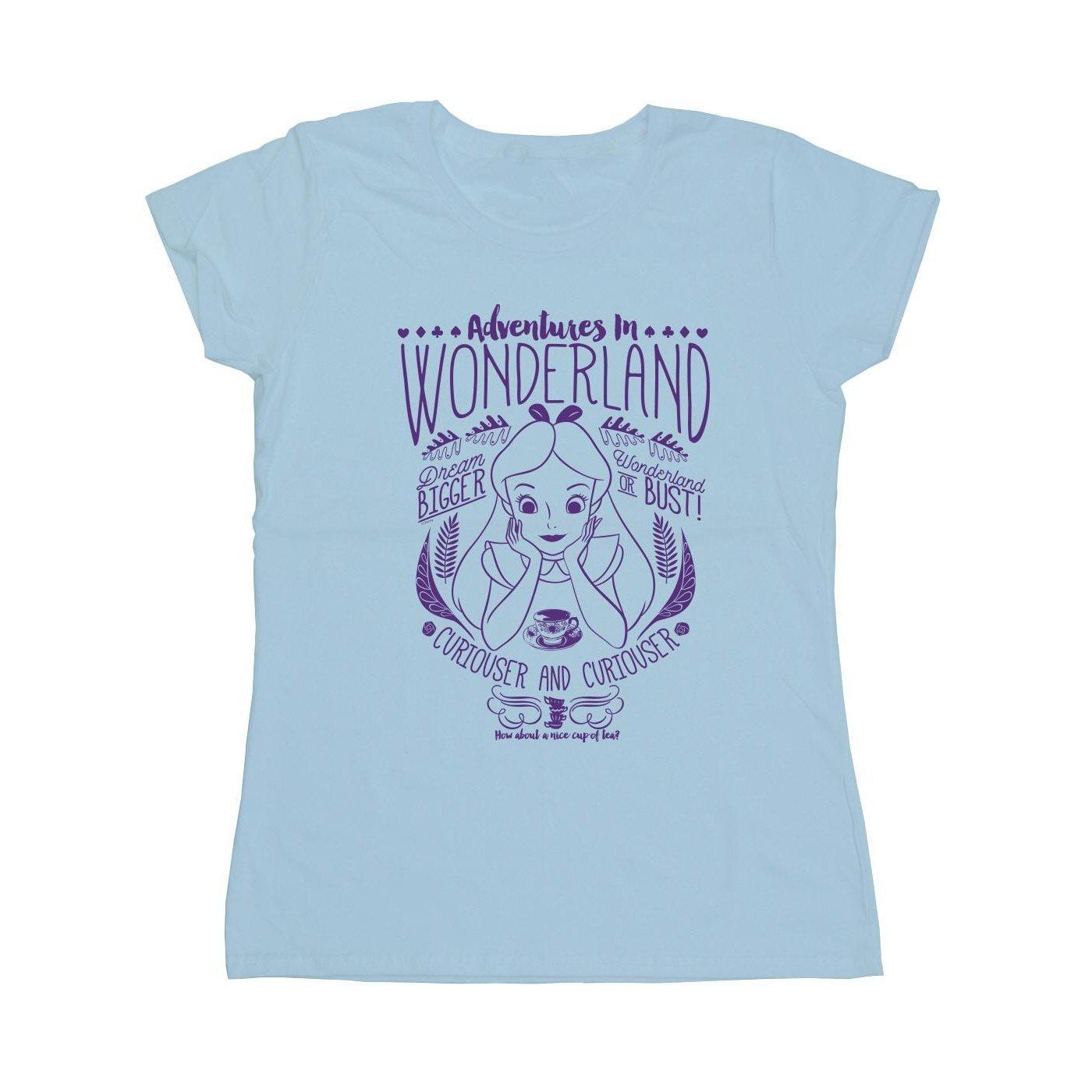 Image of Adventures Tshirt Damen Blau S