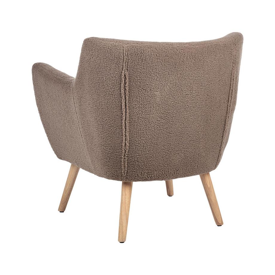 Beliani Sessel aus Bouclé Retro DRAMMEN  