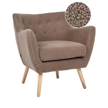Fauteuil en Bouclé Rétro DRAMMEN