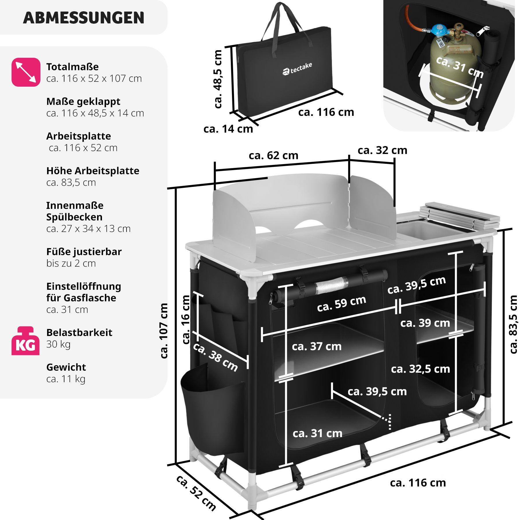 Tectake  Campingküche 