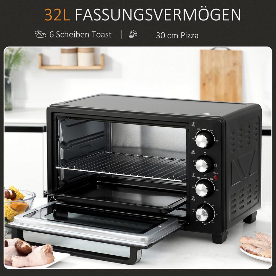 HOMCOM  Mini Backofen 