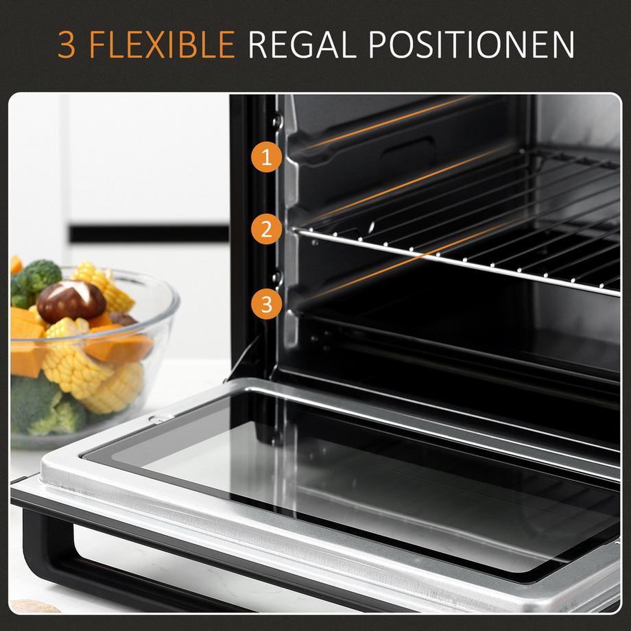 HOMCOM  Mini Backofen 