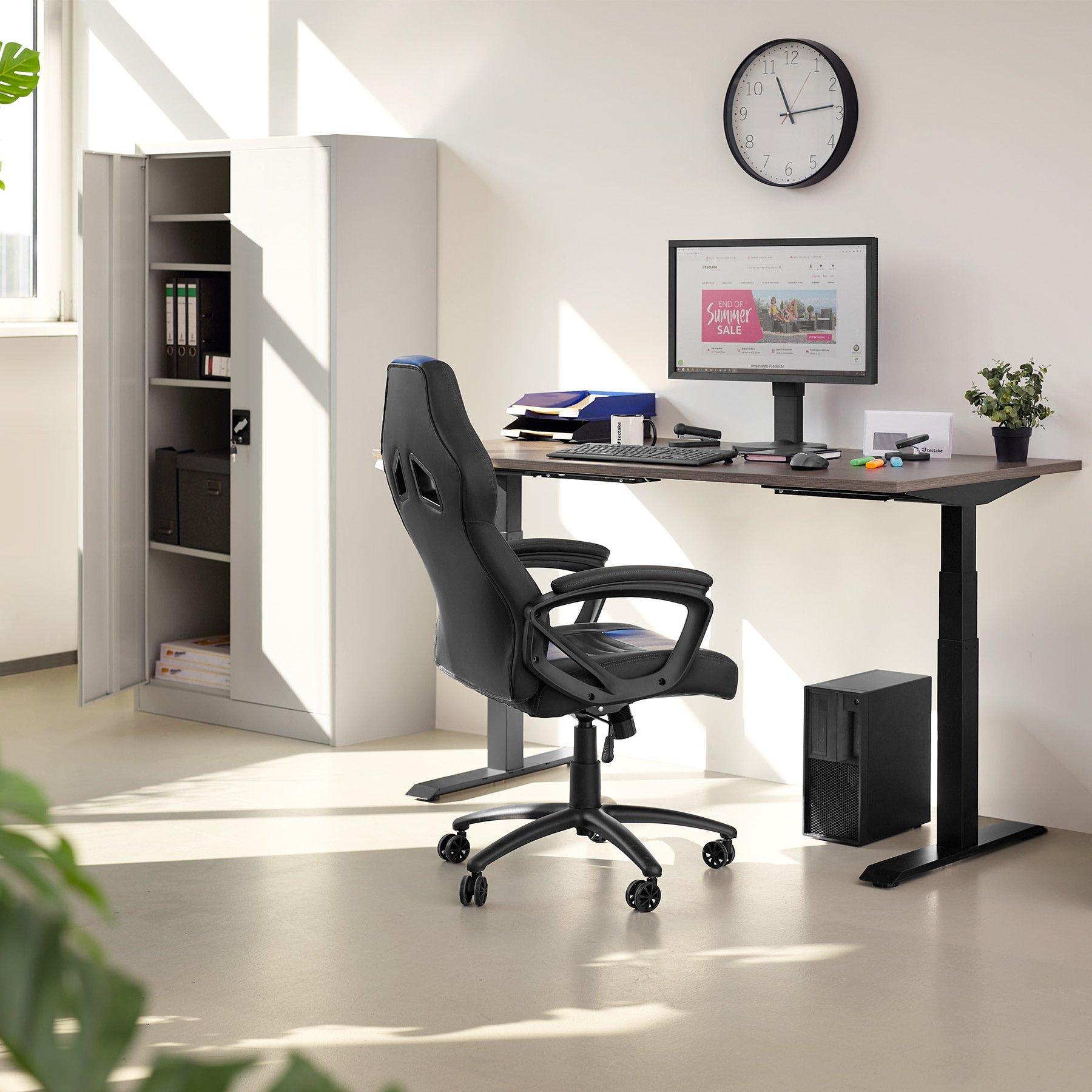 Tectake 2er Set Aktenschrank mit 5 Böden  