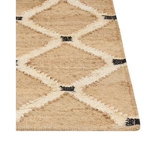 Beliani Tapis en Jute Boho KALEKOY  