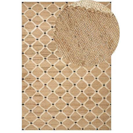 Beliani Tapis en Jute Boho KALEKOY  