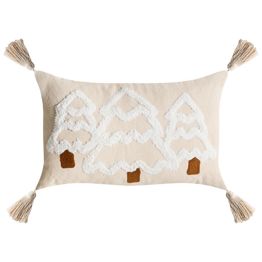 Beliani Dekokissen 2er Set aus Baumwolle Klassisch INTSIA  