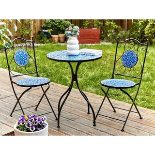 Beliani Bistro Set aus Eisen Retro CIGLIANO  