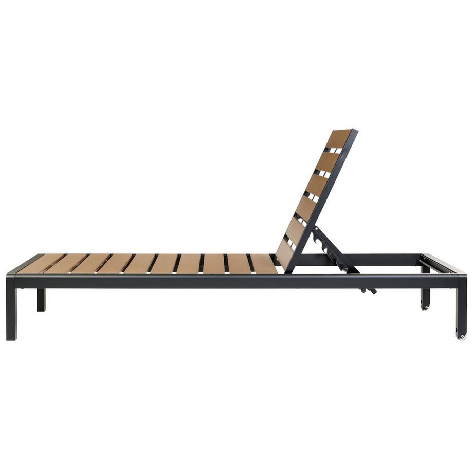 Beliani Sonnenliege aus Kunstholz  NARDO  