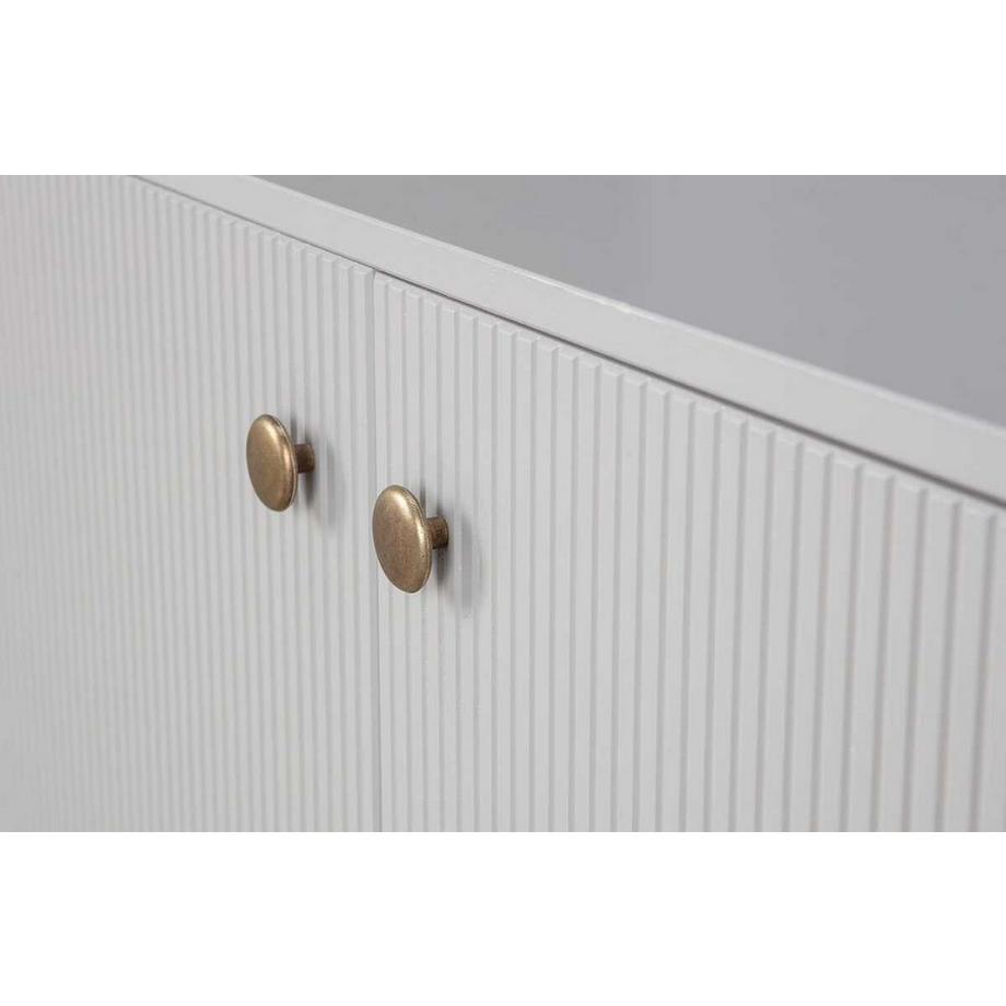 mutoni Bücherregal Madu cloud grey 80x35  