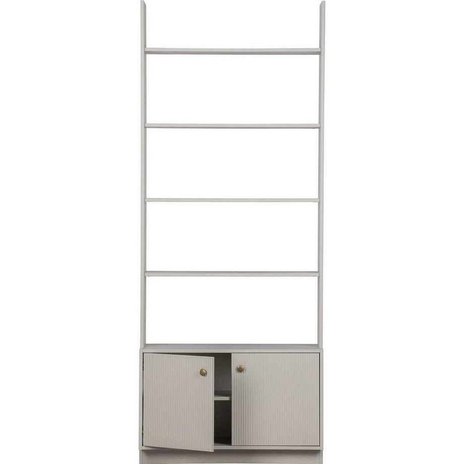 mutoni Bücherregal Madu cloud grey 80x35  