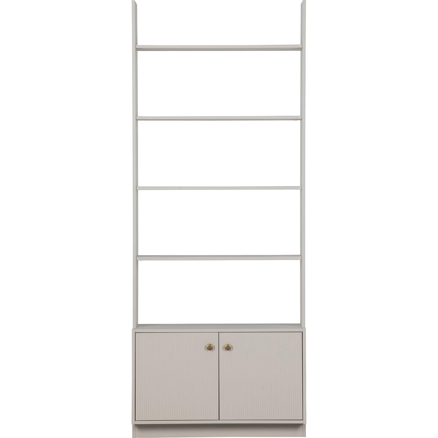 mutoni Bücherregal Madu Cloud Grey 80x35  