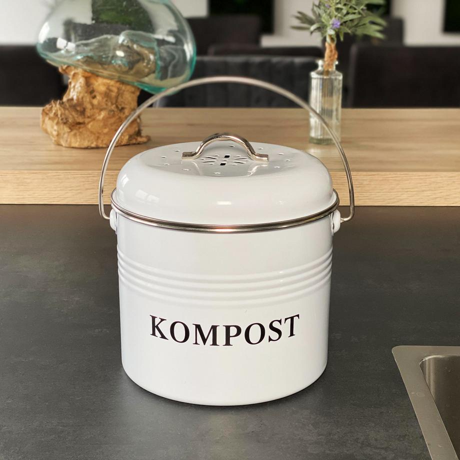 Intirilife Seau à compost Poubelle  