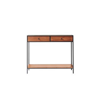 Console en acacia massif et métal Agra